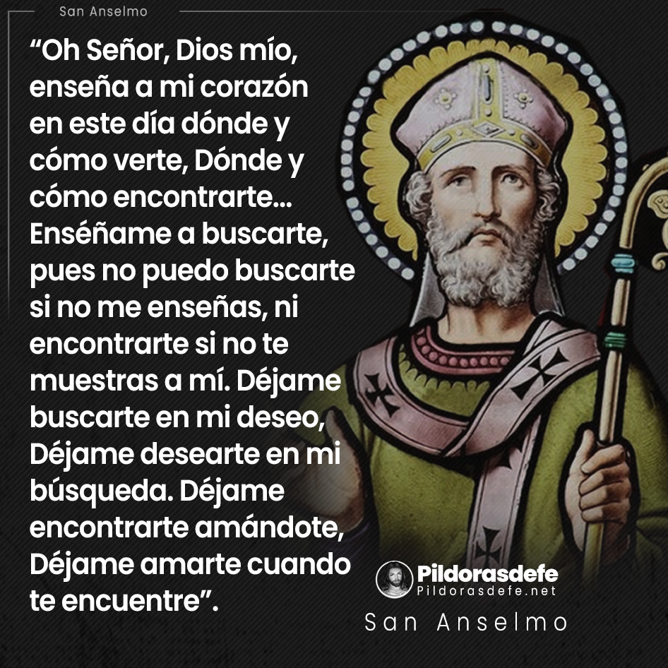 Oración de San Anselmo